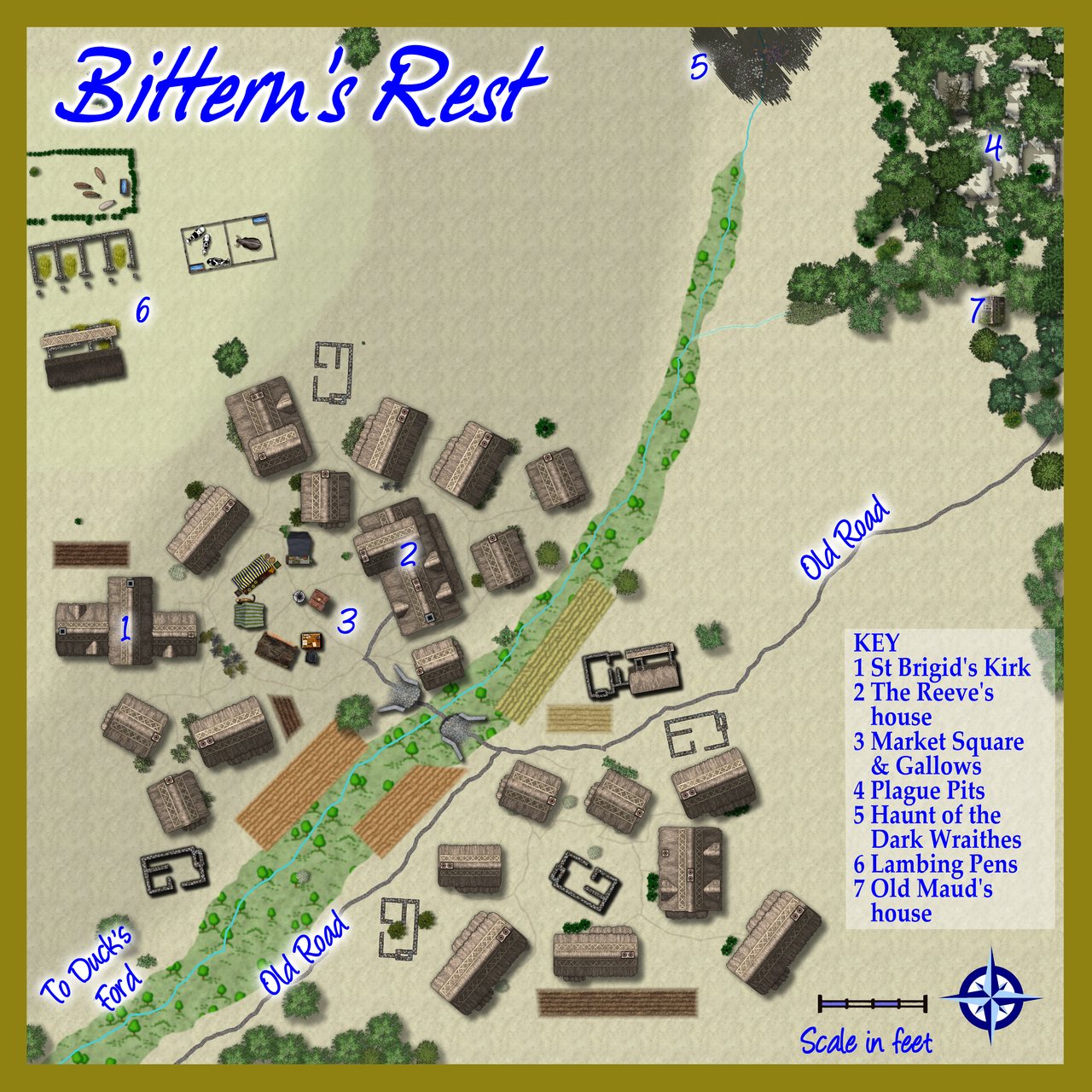 Nibirum Map: bittern's rest by HelenAA